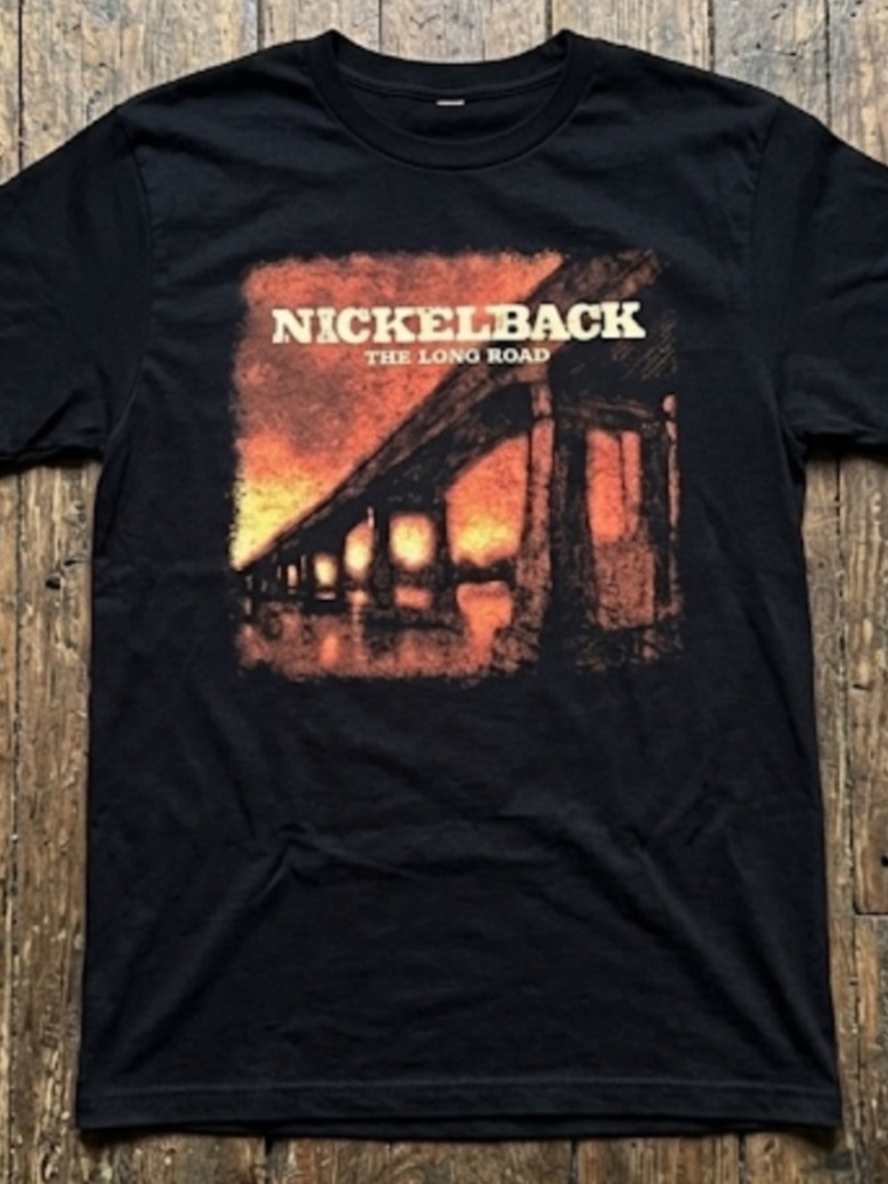 Nickelback tour shirt black